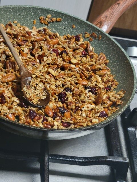 Granola en Sartén